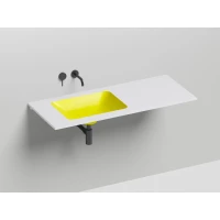 Раковина Salini S-Sense Marea 06 1802106GF 55x40 см, встраиваемая снизу, покраска по RAL глянец полностью