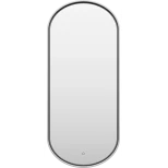 Изображение товара зеркало brevita saturn sat-dro1-050-platinum 50x115 см, с led-подсветкой, сенсорным выключателем, алюминий