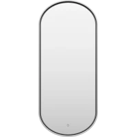 Зеркало Brevita Saturn SAT-Dro1-050-platinum 50x115 см, с LED-подсветкой, сенсорным выключателем, алюминий