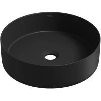Раковина-чаша Wellsee Coax 323505000 30x30 см, накладная, черный матовый