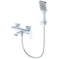 Смеситель для ванны Wonzon & Woghand Diamond WW-88639011-CR с душевым гарнитуром, хром