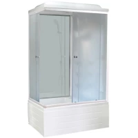 Душевая кабина 100x80x217 см Royal Bath RB8100BP6-WC-R матовое