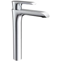 Смеситель для раковины Vincea Esse VBF-1E2CH без донного клапана, хром