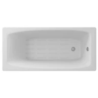 Ванна чугунная Delice Repos DLR220508-AS 170x70 см, с антискользящим покрытием, белый