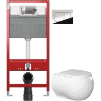 Комплект подвесной унитаз Bien Pent PNKA052N1VP0W3000 + система инсталляции TECE 9300302 + 9240401