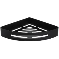 Полка для ванной Fixsen Hotel FX-31003K 21x21 см, угловая, черный матовый