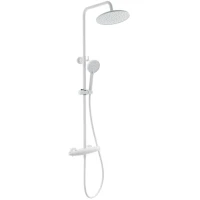 Душевая система Wonzon & Woghand Capsule WW-B3031-A-MW 230 мм, с термостатом, белый матовый