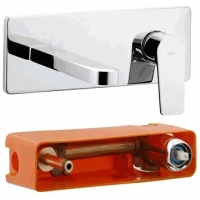 Смеситель для раковины Adell Azure 15686301 встраиваемый, без донного клапана, хром