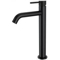 Смеситель для раковины Wonzon & Woghand WW-H1062-MB черный матовый