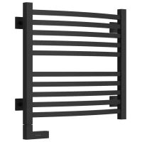 Полотенцесушитель электрический 500x500 темный титан муар МЭМ левый Сунержа Аркус 2.0 15-5604-5050