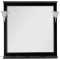 Зеркало 102,2x100 см черный/серебро Aquanet Валенса 00180297 - 2