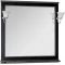 Зеркало 102,2x100 см черный/серебро Aquanet Валенса 00180297 - 1
