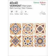 Керамогранит Infinity ceramica Horizon carving 60x60