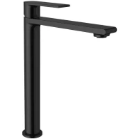 Смеситель для раковины Vincea Vogue VBF-1V2MB без донного клапана, черный матовый