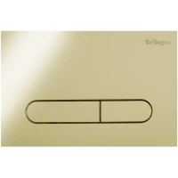 Кнопка смыва BelBagno Prospero BB008-PR-ORO для инсталляции, золотой