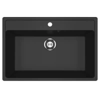 Кухонная мойка Ulgran ультра-черный U-600-344