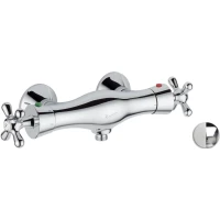 Термостат для душа Emmevi Deco Classic 12300/BC хром/белый