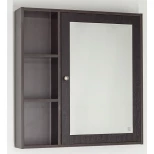 Изображение товара зеркальный шкаф 75x80 см венге style line кантри лс-00000032