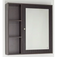 Зеркальный шкаф 75x80 см венге Style Line Кантри ЛС-00000032