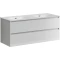 Комплект мебели белый глянец 121 см Sancos Cento CN120-2W + CN7004 + CI1200 - 3