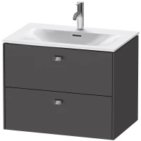 Тумба графит матовый 72 см Duravit Brioso BR431101049