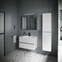 Комплект мебели белый глянец 81 см Sancos Urban UR80W + CN7005 + Z800