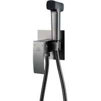 Гигиенический душ Rose R1505T-2 со смесителем, оружейная сталь