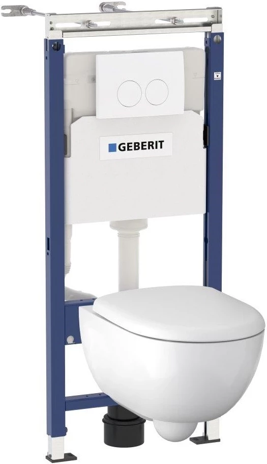 

Комплект подвесной унитаз 500.803.00.1 + система инсталляции 458.122.11.1 Geberit Renova Compact 500.122.TC.R