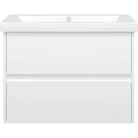 Тумба белый глянец 71,5 см Misty Алиса Э-Али01075-011П2Я