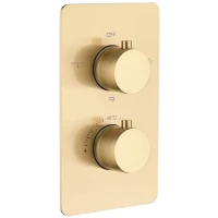 Термостат для ванны Boheme Cell 134-3-MG встраиваемый, золотой матовый