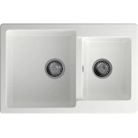 Кухонная мойка GranFest Practik 780K 77,5x50,6 см, иней