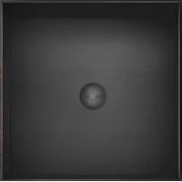 Раковина Gessi Gessi316 54605#707 40x40 см, черный хром матовый