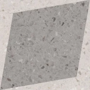 Керамогранит Natural Drops Rhombus Decor Grey 18,5x18,5