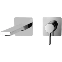 Смеситель для раковины Paffoni Rock RO105CR70 встраиваемый, без донного клапана, хром