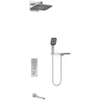 Душевой комплект Vincea VSFW-433TI4RCH 320x200 мм, с термостатом, хром