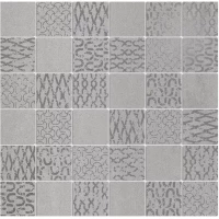 Декор Kerama Marazzi Про Дабл серый мозаичный  30x30x0,9 DD201120/MM 