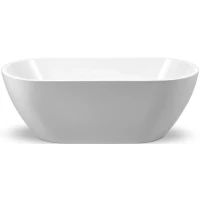 Акриловая ванна BelBagno BB70-1500-W0 150x75 см, отдельностоящая, белый