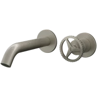 Смеситель для раковины Remer Chrono CH15PLXV встраиваемый, без донного клапана, нержавеющая сталь