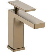 Смеситель для раковины Hansgrohe Tecturis E 73012140 CoolStart, без донного клапана, бронза