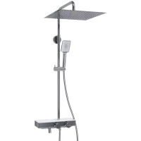 Душевая система 400 мм WasserKRAFT Aller A113.119.126.CH T