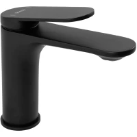 Смеситель для раковины Rea Marco REA-B4899 без донного клапана, черный матовый