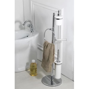Изображение товара комплект для туалета хром, металл cezares olimp olimp-wbd-01-m