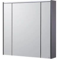 Зеркальный шкаф 80x78 см белый глянец/антрацит Roca Ronda ZRU9302970