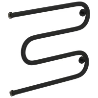 Полотенцесушитель водяной 500x650 черный матовый Сунержа М-образный+ 31-4007-5065