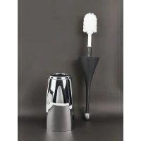 Ёршик Nofer 09108.N напольный, хром/черный матовый