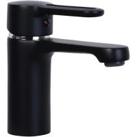 Смеситель для раковины Славен Город Серия-Т СЛ-ОД-Т1Ч черный матовый