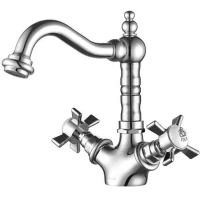 Смеситель для раковины с донным клапаном Caprigo Bristol 21-526-crm