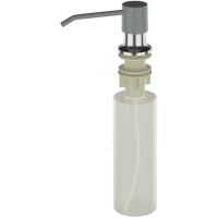 Дозатор для жидкого мыла Ulgran U-01-309 330 мл, встраиваемый, для кухни, темно-серый