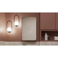 Зеркальный шкаф 39x63,5 см белый Velvex Bio zsh.BIO.40