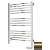 Полотенцесушитель электрический 800x500 состаренная латунь МЭМ правый Сунержа Флюид 2.0 051-5221-8050